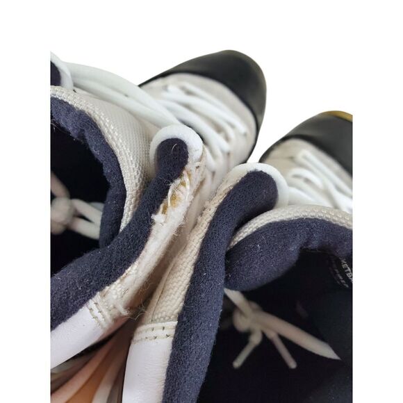 Nike Jordan 45 Retro Concord Sneakers GS Youth 7Y Ws 8 Hi-Top Blk Wht 378038-100 - Picture 8 of 15